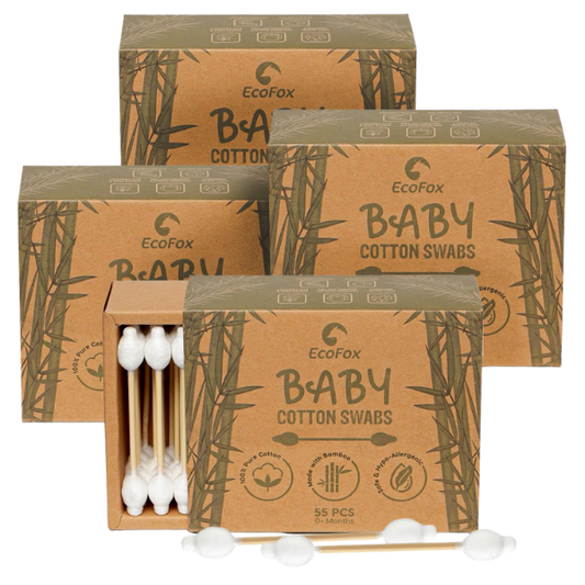 Baby Bamboo Cotton Swabs