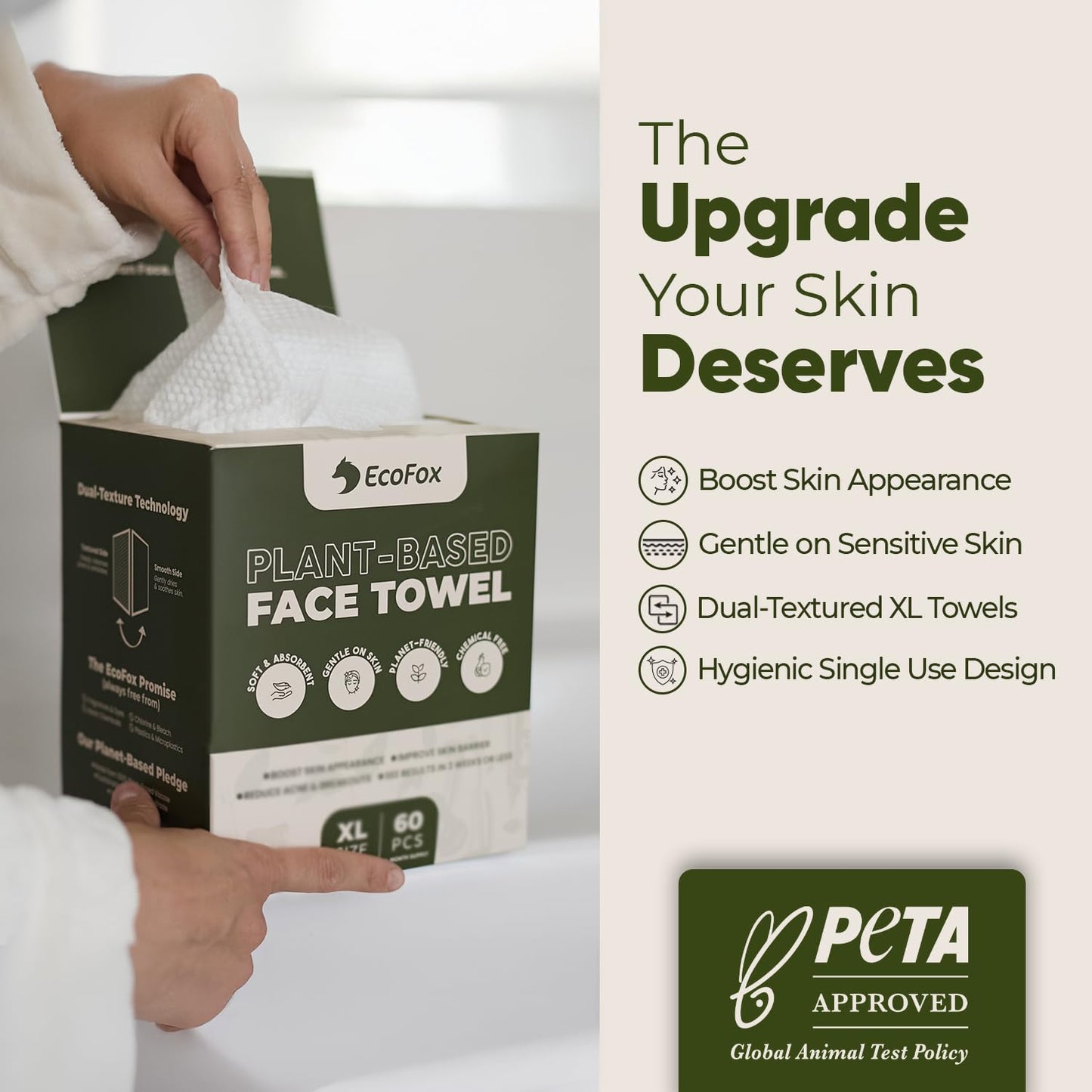 Plant-Based Face Towels