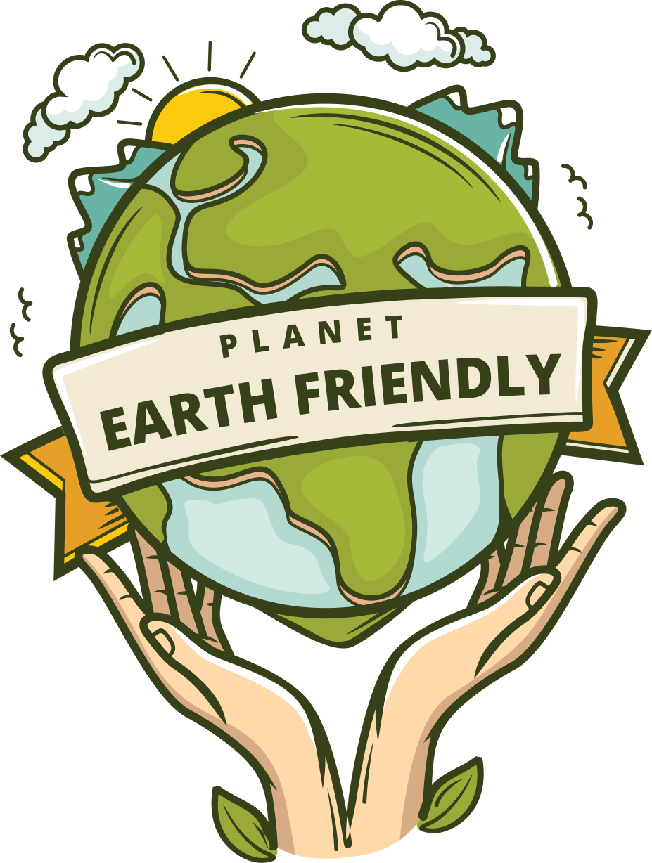 Planet Earth Friendly illustration