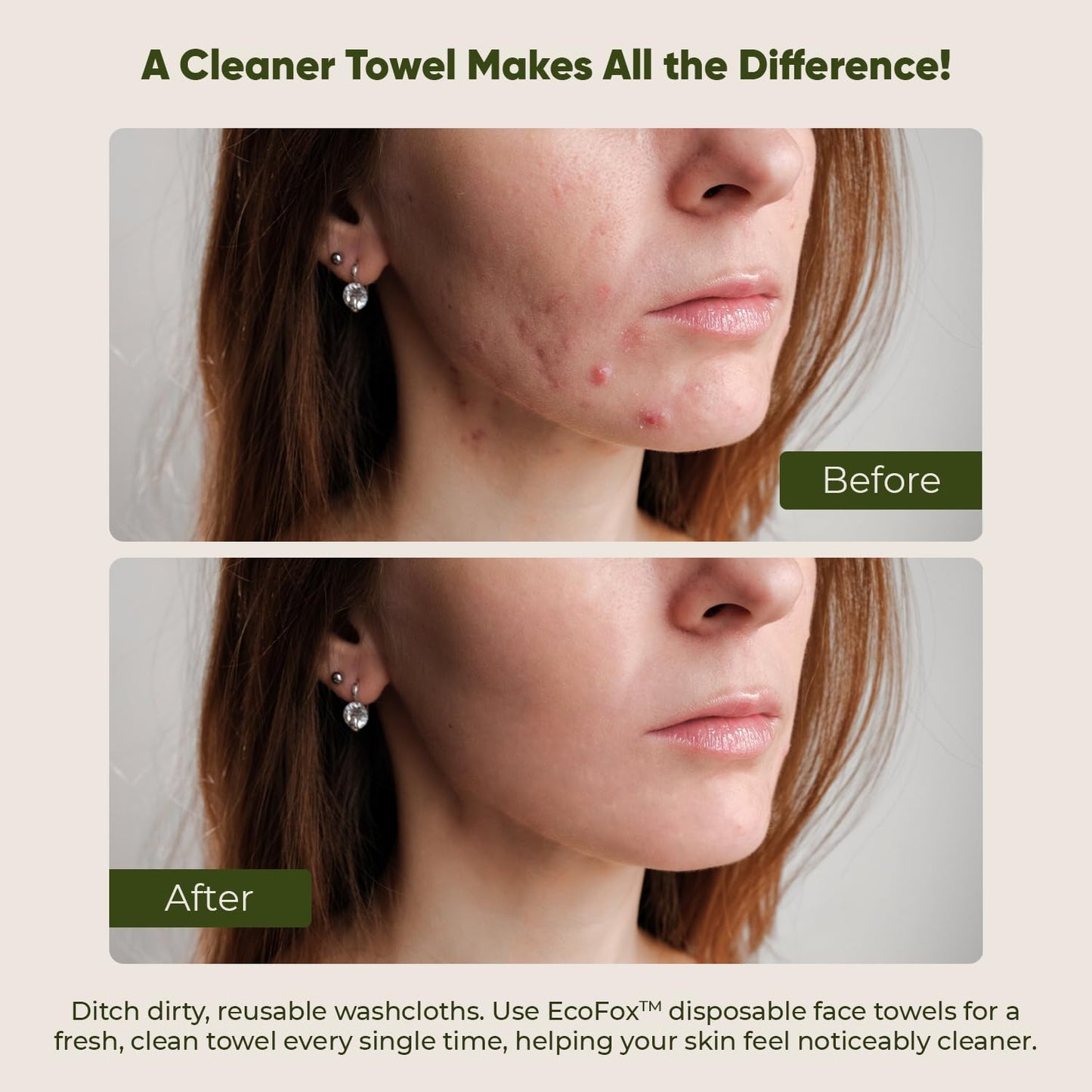 Plant-Based Face Towels