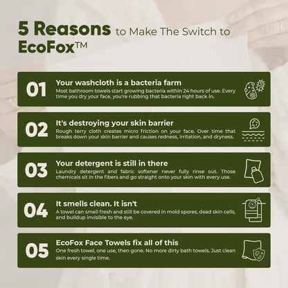 Plant-Based Face Towels